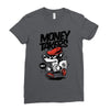 money takers Ladies Fitted T-Shirt