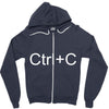 ctrl+c Zipper Hoodie