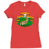 save the jackalopes! Ladies Fitted T-Shirt