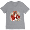 red V-Neck Tee