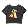 Calvin and hobbes Crop Top
