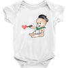 Cute Baby Painter's Mom Love Baby Bodysuit