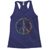 peace in our time vectorized Racerback Tank