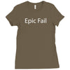 epic fail Ladies Fitted T-Shirt