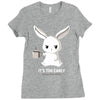 too early (black) Ladies Fitted T-Shirt