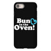 Bun in the Oven with Heart Baby Boy iPhone 8