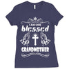 I Am One Blessed Grandmother Ladies Fitted T-Shirt