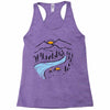 quiet place Racerback Tank