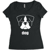 dog Women's Triblend Scoop T-shirt