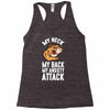 my neck my back my anxiety attack opossum guys tee Racerback Tank