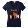 Women's March Women Power Women's V-Neck T-Shirt