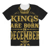 kings are born in december All Over Women's T-shirt