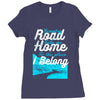 Country Road (f149) Ladies Fitted T-Shirt