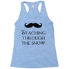staching through the snow Racerback Tank