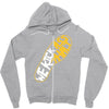 running we kick asphalt Zipper Hoodie