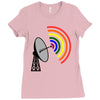 gaydar gay rainbow radar Ladies Fitted T-Shirt