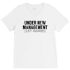 under new management just married V-Neck Tee