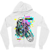 pop biker Zipper Hoodie
