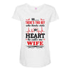 There's This Boy Who Stole My Heart He Calls Me Wife Maternity Scoop Neck T-shirt