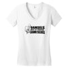 damsels do it their Women's V-Neck T-Shirt