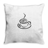 Cooffee art Throw Pillow