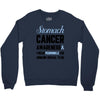 stomach cancer awaneress i wear periwinkle for someone special to me Crewneck Sweatshirt