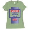 value secret santa gift Ladies Fitted T-Shirt