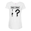 wait,what Maternity Scoop Neck T-shirt