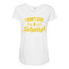 i don't give a schnitzel Maternity Scoop Neck T-shirt