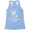 no drama llama Racerback Tank