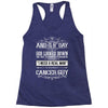 And 8th Day God Look Down So God Made A Cancer Guy Racerback Tank