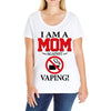 I Am A Mom Against Vaping Ladies Curvy T-Shirt