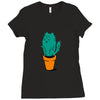 cat tus Ladies Fitted T-Shirt
