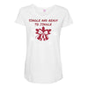 happy holidays Maternity Scoop Neck T-shirt