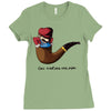 not a pipe Ladies Fitted T-Shirt