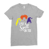 spell on you white letter Ladies Fitted T-Shirt