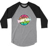 neon basketball 3/4 Sleeve Shirt
