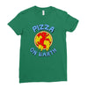 pizza on earth Ladies Fitted T-Shirt