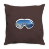 ski goggles copy Throw Pillow