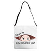 September Peeking Out Baby Boy Adjustable Strap Totes