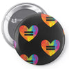 Lgbt Heart Pin-back button