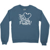 girls fish too only prettier Crewneck Sweatshirt
