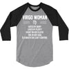 Virgo Woman 3/4 Sleeve Shirt