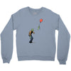 happiness is fleeting Crewneck Sweatshirt