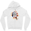 American Flag Q Fire Zipper Hoodie