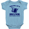 drunk as a skunk Baby Bodysuit