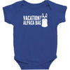 vacation alpaca bag animal humor funny Baby Bodysuit