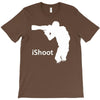 ishoot   camera photographer trained shooting funny gun photo gift tee T-Shirt