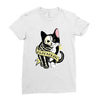schrodinger cat tattoo Ladies Fitted T-Shirt