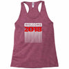 welcome heapy newyear Racerback Tank
